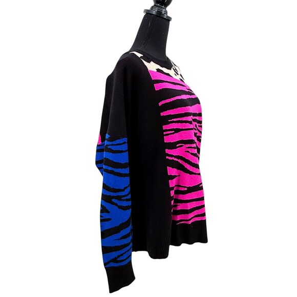 New Torrid Mixed Animal Print Pullover Sweater Multi Plus Size 1x‎ 14-16 - Picture 2 of 7